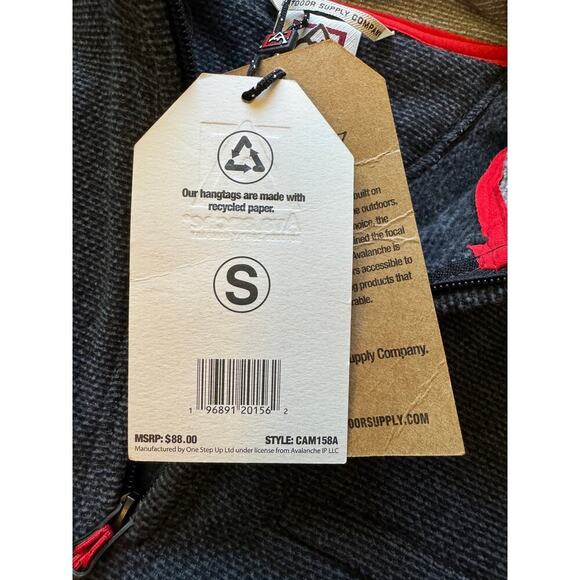 Avalanche Men’s Fleece 1/4 Zip Pullover Sweater - size S (NWT) - Picture 8 of 11